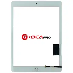 MR1_108858 Тачскрін oca pro для ipad 7 (2019), ipad 8 (2020), (a2197, a2198), з кнопкою білий OCA PRO