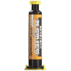 MR1_109792 Паяльна маска mechanic su7 з уф-затвердінням (жовта, 10ml) MECHANIC
