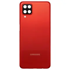 MR1_109855 Задня частина корпусу для samsung galaxy a12 sm-a125 червоний (з склом камери) PRC