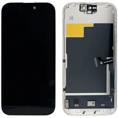 MR1_110316 Дисплей iphone 15 pro чорний oled soft (repart prime 120hz) REPART