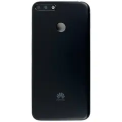 MR1_110646 Задня частина корпусу для huawei y6 (2018), honor 7a pro чорний (з склом камери) PRC