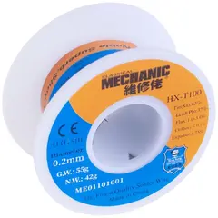 MR1_110812 Припій mechanic hx-t100 (0.2 mm, 55g) MECHANIC