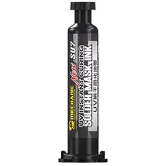 MR1_110966 Паяльна маска mechanic su7 з уф-затвердінням (чорний, 10ml) MECHANIC