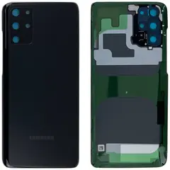 MR1_111096 Задня частина корпусу для samsung galaxy s20 plus sm-g985, g986 чорний (з склом камери) (prc) SAMSUNG