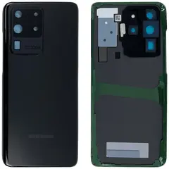 MR1_111099 Задня частина корпусу для samsung galaxy s20 ultra sm-g988 чорний (з склом камери) (prc) SAMSUNG