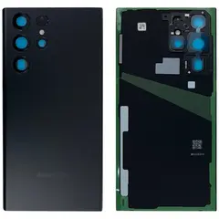 MR1_111106 Задня частина корпусу для samsung galaxy s22 ultra 5g sm-s908 чорний (з склом камери) (prc) SAMSUNG