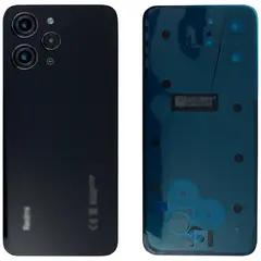 MR1_111122 Задня частина корпусу для redmi 12 midnight чорний (з склом камери), op PRC