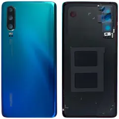 MR1_111143 Задня частина корпусу для huawei p30 aurora синій (з склом камери) (prc) HUAWEI