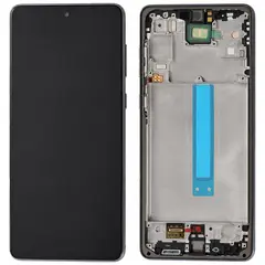 MR1_111288 Дисплей для samsung galaxy a73 5g sm-a736 oled з frame сірий PRC