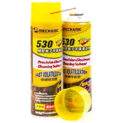 MR1_111576 Спрей чистки чутливої електроніки mechanic 530 (600 мл.) жовтий MECHANIC