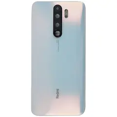 MR1_111586 Задня частина корпусу для redmi note 8 pro білий (з склом камери) (prc) XIAOMI