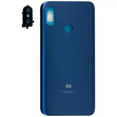 MR1_111607 Задня частина корпусу для xiaomi mi 8 синій (з склом камери) (prc) XIAOMI