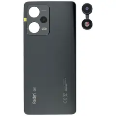 MR1_111667 Задня частина корпусу для redmi note 12 pro 5g onyx чорний (з склом камери) (prc) XIAOMI