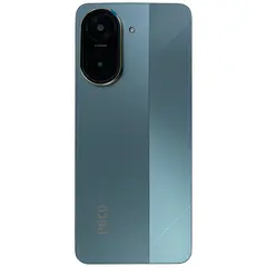 MR1_111996 Задня частина корпусу для xiaomi poco c71 синій (з склом камери) (prc) XIAOMI