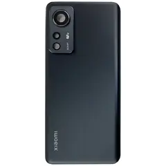 MR1_112002 Задня частина корпусу для xiaomi 12, 12x, 12s сірий (з склом камери) (prc) XIAOMI