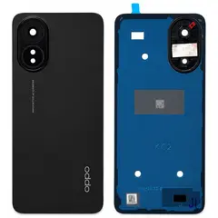 MR1_112042 Задня частина корпусу для oppo a18, a38 чорний (з склом камери) (prc) OPPO