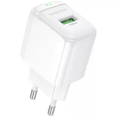 MR1_112547 Блок usb-a qc3.0 borofone bas42a 18w білий BOROFONE