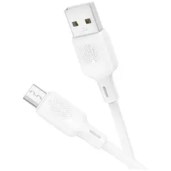 MR1_112556 Кабель usb-a -micro borofone bx113 білий BOROFONE