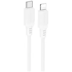 MR1_112568 Кабель type-c -lightning borofone bx115 білий BOROFONE