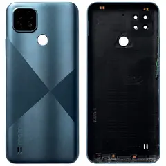 MR1_112820 Задня частина корпусу для realme c21 синій (з склом камери) original (prс) OPPO
