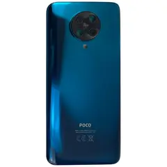 MR1_112986 Задня частина корпусу для xiaomi poco f2 pro frost синій (з склом камери) (prc) XIAOMI