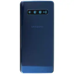 MR1_113023 Задня частина корпусу для samsung galaxy s10 plus sm-g975 синій (з склом камери) (prc) SAMSUNG