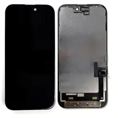 MR1_113083 Дисплей для iphone 15 чорний переклей PRC