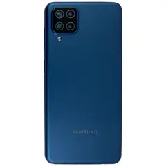 MR1_113120 Задня частина корпусу для samsung galaxy a12 sm-a125 синій (з склом камери) (prc) SAMSUNG
