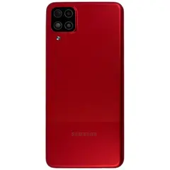 MR1_113158 Задня частина корпусу для samsung galaxy a12 sm-a125 червоний (з склом камери) (prc) SAMSUNG