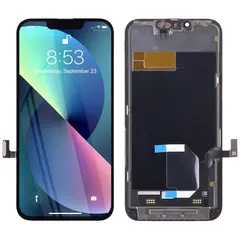 MR1_113572 Дисплей iphone 13 чорний oled hard (repart) REPART