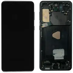 MR1_113815 Дисплей samsung galaxy s21 plus sm-g996b, f oled з frame чорний (repart) REPART