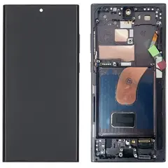 MR1_113821 Дисплей samsung galaxy s23 ultra sm-s918b oled з frame чорний (repart) REPART