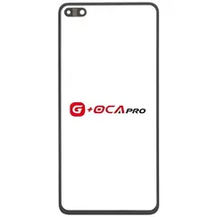 MR1_113898 Скло дисплея для переклеювання oca pro huawei p40 чорний, oca OCA PRO