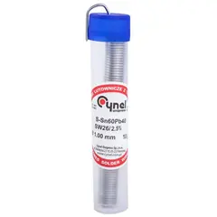 MR1_114307 Припій cynel 1 mm flux-2.5% (60sn, 40pb) 10g CYNEL