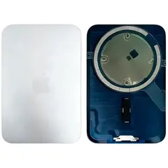 MR1_114415 Задня кришка (скло) для iphone 17 pro сріблястий (з рамкою) PRC