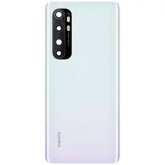MR1_114724 Задня частина корпусу для xiaomi mi note 10 lite білий (з склом камери) (prc) XIAOMI