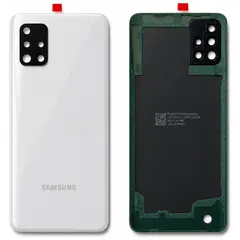 MR1_114738 Задня частина корпусу для samsung galaxy a51 sm-a515 білий (з склом камери) (prc) SAMSUNG