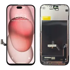 MR1_114816 Дисплей iphone 15 чорний repart incell REPART
