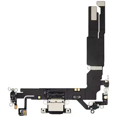 MR1_123069 Шлейф заряджання для iphone 16 чорний PRC