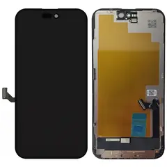 MR1_124186 Дисплей iphone 15 plus чорний oled hard (repart) REPART
