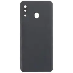 MR1_124238 Задня частина корпусу для samsung galaxy a30 sm-a305 чорний (з склом камери) (prc) SAMSUNG