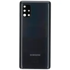 MR1_124240 Задня частина корпусу для samsung galaxy a51 sm-a515 чорний (з склом камери) (prc) SAMSUNG