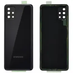 MR1_124247 Задня частина корпусу для samsung galaxy m51 sm-m515 чорний (з склом камери) (prc) SAMSUNG