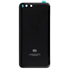 MR1_124250 Задня частина корпусу для xiaomi mi 6 чорний (з склом камери) (prc) XIAOMI