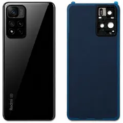 MR1_124268 Задня частина корпусу для redmi note 11 pro plus 5g mysterious чорний (з склом камери) (prc) XIAOMI