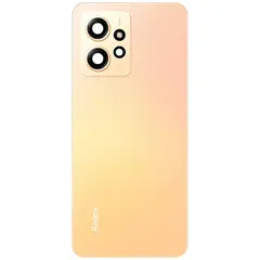 MR1_124269 Задня частина корпусу для redmi note 12 4g золотистий (з склом камери) (prc) XIAOMI