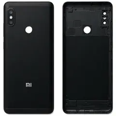 MR1_124270 Задня частина корпусу для redmi note 5, note 5 pro чорний (з склом камери) (prc) XIAOMI
