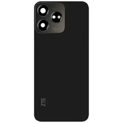 MR1_124273 Задня частина корпусу для zte v50 design 4g чорний (з склом камери) (prc) ZTE