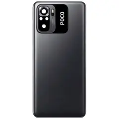 MR1_124274 Задня частина корпусу для xiaomi poco m5s чорний (з склом камери) (prc) XIAOMI