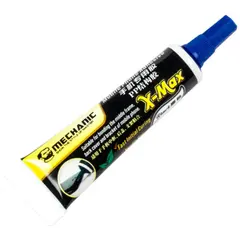 MR1_125602 Клей герметик для пластику mechanic x-max (чорний, 15ml) MECHANIC